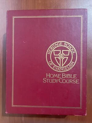 Heritage School of Evangelism Home Bible Study Course Box Set 1-5 old and new te Foto 1 de 4