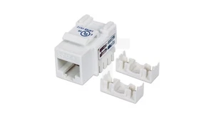 KEYSTONE-MODUL RJ45 UTP CAT6 WEISS - Bild 1 von 1