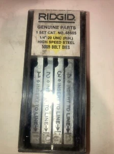 Ridgid 48605 1/4 NC HS 500B Dies - New - Picture 1 of 3