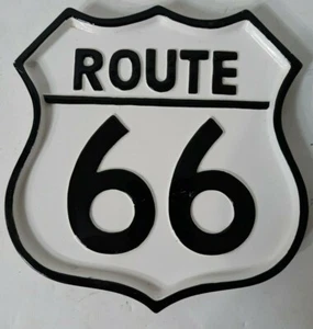 1993 American Roadside Route 66 Canape Omnibus Plate Road Sign MIB #H110 - Picture 1 of 7