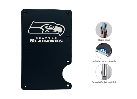 Seattle Seahawks NFL Team Logo Slim Card Wallets Cover