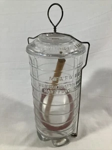 Antique The Sanitary Crystal Glass Ice Cream Freezer Consolidated Mfg Co 1899 - Picture 1 of 9
