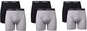 2 4 6 Pack Men's Cotton Underwear Power Boxer Briefs with Comfort Flex Waistband - Picture 1 of 9