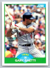 1989  Score #8 Gary Gaetti Minnesota Twins