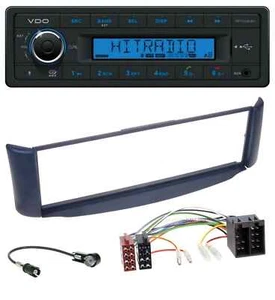 VDO Bluetooth AUX USB MP3 Autoradio für Smart ForTwo 450 blau ohne Metallschacht - Bild 1 von 6