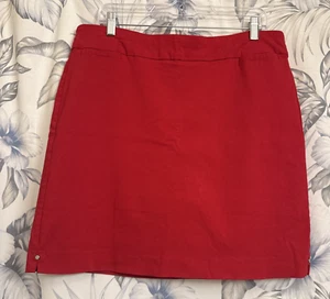 KIM ROGERS Pantaloncini da Golf/Tennis Donna Rosso Pull-on Elasticizzati Taglia 14 (36"x19") - Foto 1 di 4
