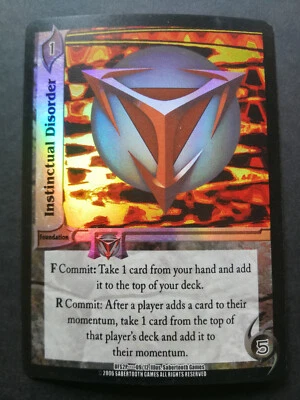 Universal Fighting System UFS2P 9/12 Instinctual Disorder Foil U/P - Image 1 of 2