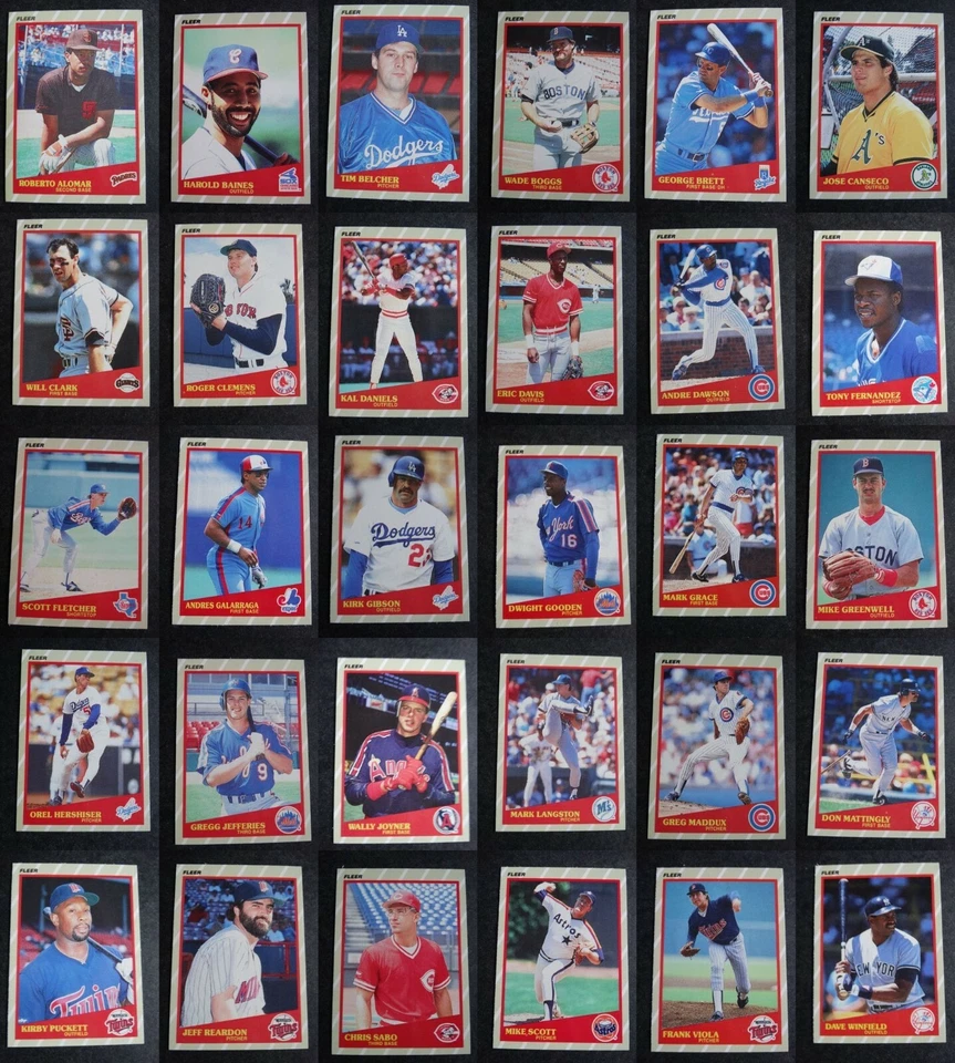 1989 Fleer SuperStars Baseball Cards Complete Your Set You U Pick From List - Image 1 of 1