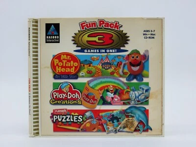 Hasbro Fun Pack 3 Games in 1 CD-ROM (Win 3.1/95 & Mac) - Image 1 of 4