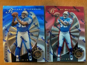 BRYANT WESTBROOK RC Lot /2499 1997 Pinnacle Totally Certified Platinum Blue Red - Picture 1 of 2