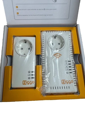 Ziggo Powerline WiFi UPC set base dLAN amplificatore Wi-Fi 2,4 & 5 GHz - rivenditore IT - Immagine 1 di 3