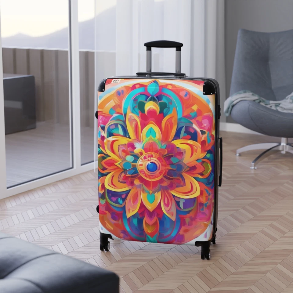 Vibrant colors Suitcase by Shiu Prints - Image 1 of 1