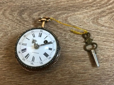 Usato - BERTHOUD - Orologio Da Tasca Con Chiave - Oro 18K - FUNZIONA - 39 Mm - Immagine 1 di 4