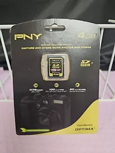 PNY 4GB SDHC Performance Memory Card - Unopened Package - Picture 1 of 9