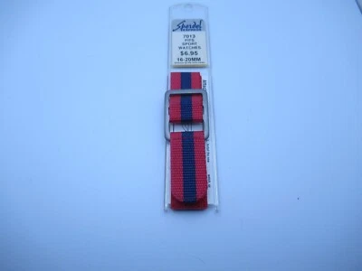 Correa de reloj deportivo Speidel roja de 16-20 milímetros Foto 1 de 4