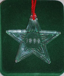 WATERFORD, MEMORIES ORNAMENT, 4TH, 1995 STAR, MINT CONDITION, ORIGINAL BOX - Picture 1 of 1