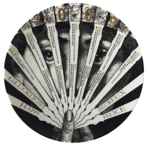 Fornasetti 2009 Calendar Plate, Rare - Picture 1 of 3