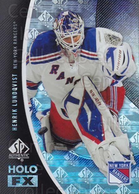2010-11 SP Authentic Holoview FX #21 Henrik Lundqvist - Image 1 of 1