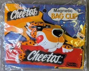 2000 Y2K Chester Cheetah Cheetos Chip Bag Clip A. Aronson Red Magnetized NIB - Picture 1 of 4