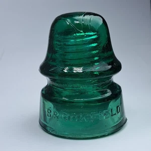 Aislador de vidrio Brookfield New York verde esmeralda - Imagen 1 de 17