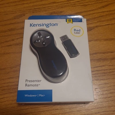 Kensington Wireless Presenter w/Red Laser Pointer (K33374USA) Brand New In Box - Image 1 of 3