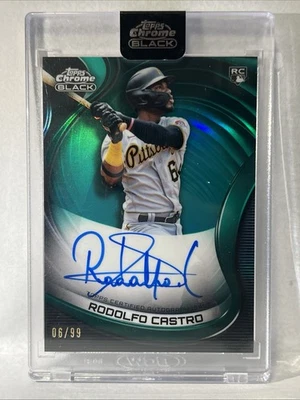 2022 Topps Chrome Black - Rodolfo Castro Rookie Autograph Auto Pirates /99 - Image 1 of 2