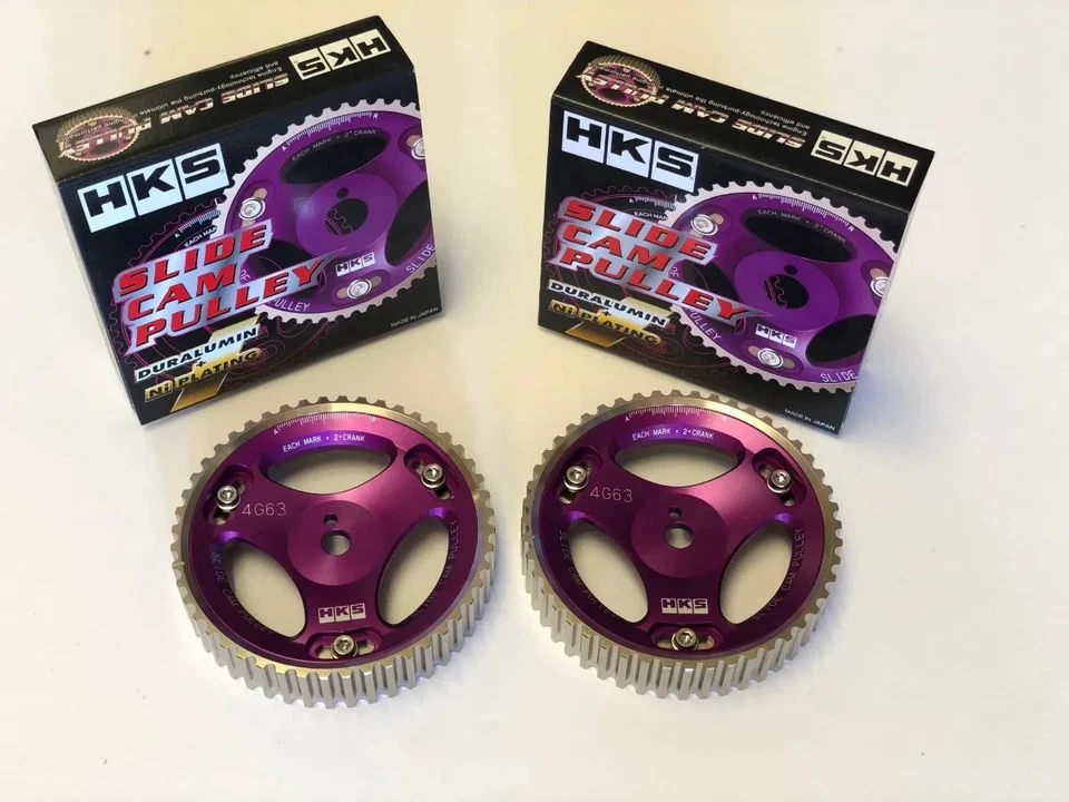 HKS 正品 Cam 滑轮 22004-AM001 ×2 适用于三菱 Lancer Evolution CE9A 4G63 — 第 1/3 张图片