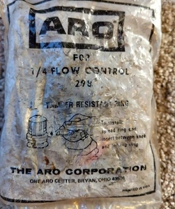 ARO INGERSOLL RAND 200 PSI 1/4" FLOW CONTROL VALVE NOS - Picture 1 of 2