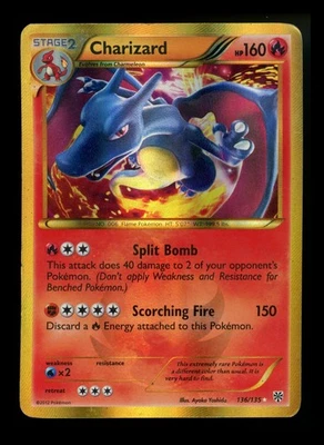 #2 Charizard 136/135 BW Plasma Storm 2012 Secret Rare Holo Pokémon Card TCG - Image 1 of 4