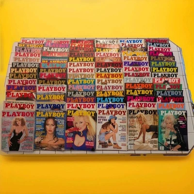 Lot Of 82 Playboy Magazines 80s 90s Pam Anderson 45th Anniversary Anna Madonna - Imagem 1 de 4