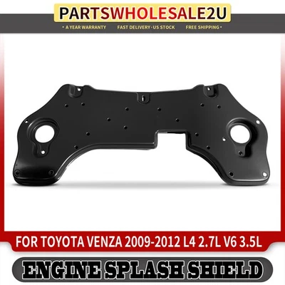 Protector contra salpicaduras de motor inferior para Toyota Venza 2009 2010 2011 2012 V6 3,5 L L L4 2,7 L Foto 1 de 4