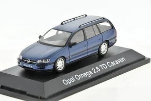 OPEL Omega B 2.5 TD Caravan Blue metallic 1996 1/43 SCHUCO 04033 - Picture 1 of 5