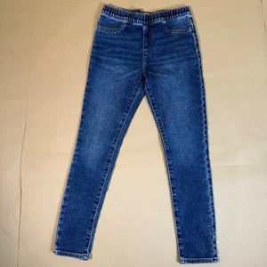 Crewcuts Jeggings Denim Look Pull On Elastic Waist Girls Size 12 - Picture 1 of 3