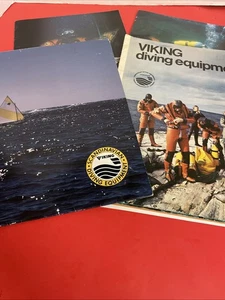 Viking Diving Suits Brochures Catalog Scuba Divers Underwater Equipment Lot Of 4 - Picture 1 of 24