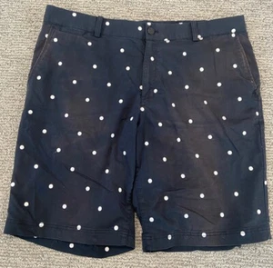 Nike Golf Tour Performance Dri-Fit Shorts Mens 36 Polka Dot Balls Black Faded - Picture 1 of 7