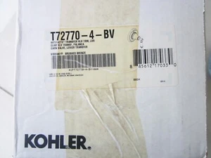 Kohler K-T72770-4-BV Artifacts Transfer Valve Trim with Lever Handle, Vibrant... - Picture 1 of 2