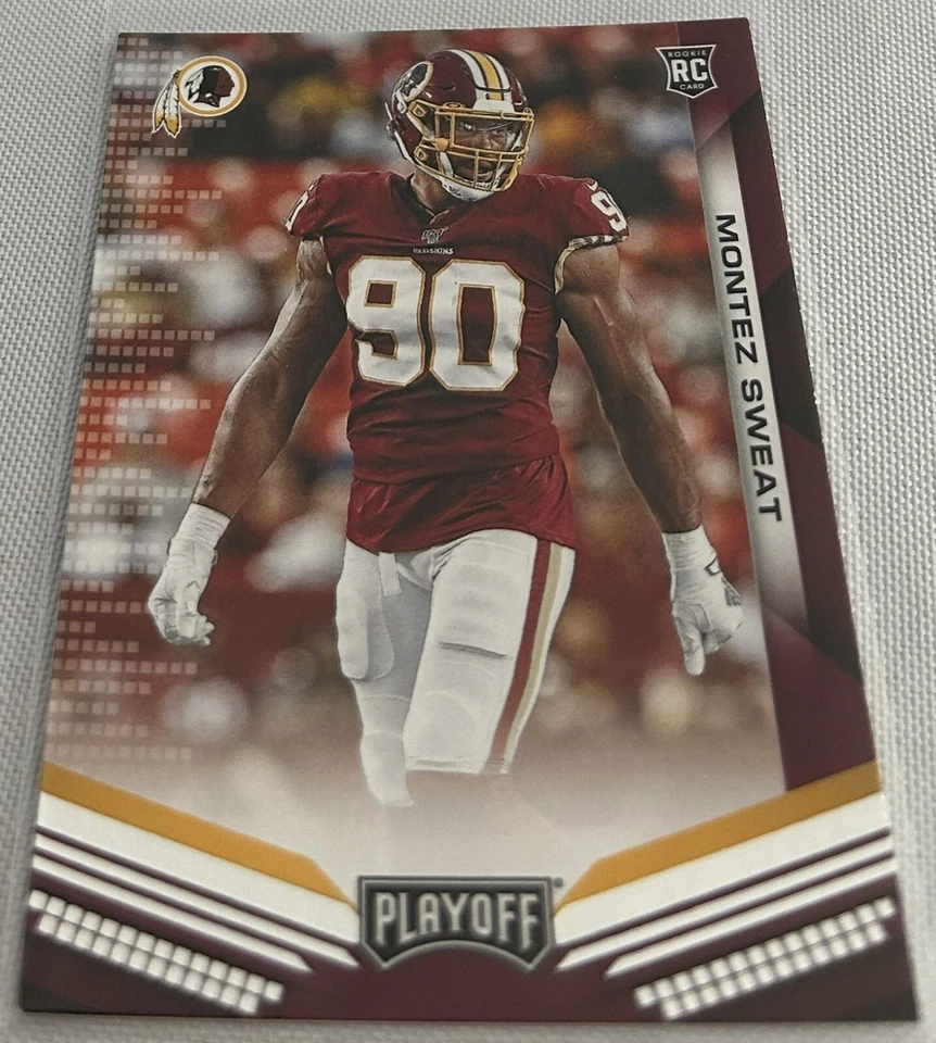2019 Panini Playoff Football Montez Sweat Washington Redskins rookie #252 - Image 1 of 3