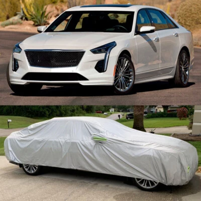 Fundas de coche impermeables al aire libre UV nieve resistente al polvo para Cadillac CT6 2016-2020 Foto 1 de 4