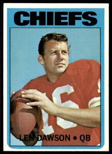 1972 Topps Football Len Dawson Kansas City Chiefs #245