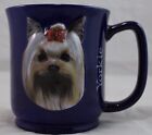 Yorkshire Yorkie Terrier 3D Coffee/Tea Mug Cup Encore Paw Print Blue