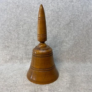 Caja de música campana de madera de 9-3/4" de colección - Edelweiss - madera torneada - Imagen 1 de 6