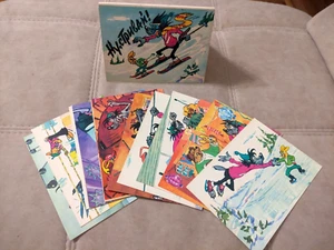 Ну Погоди Soviet Russian Vintage Full Set 15 postcards 1978 - Picture 1 of 10