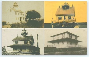 Postal The Land Lights of the Delaware Bay New Jersey Lighthouse Multiview - Imagen 1 de 2