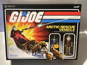GI JOE REACTION ARCTIC RESCUE VEHICLE SNAKE EYES BLIND WOODSMAN DOGS EXCLUSIVE - Bild 1 von 9