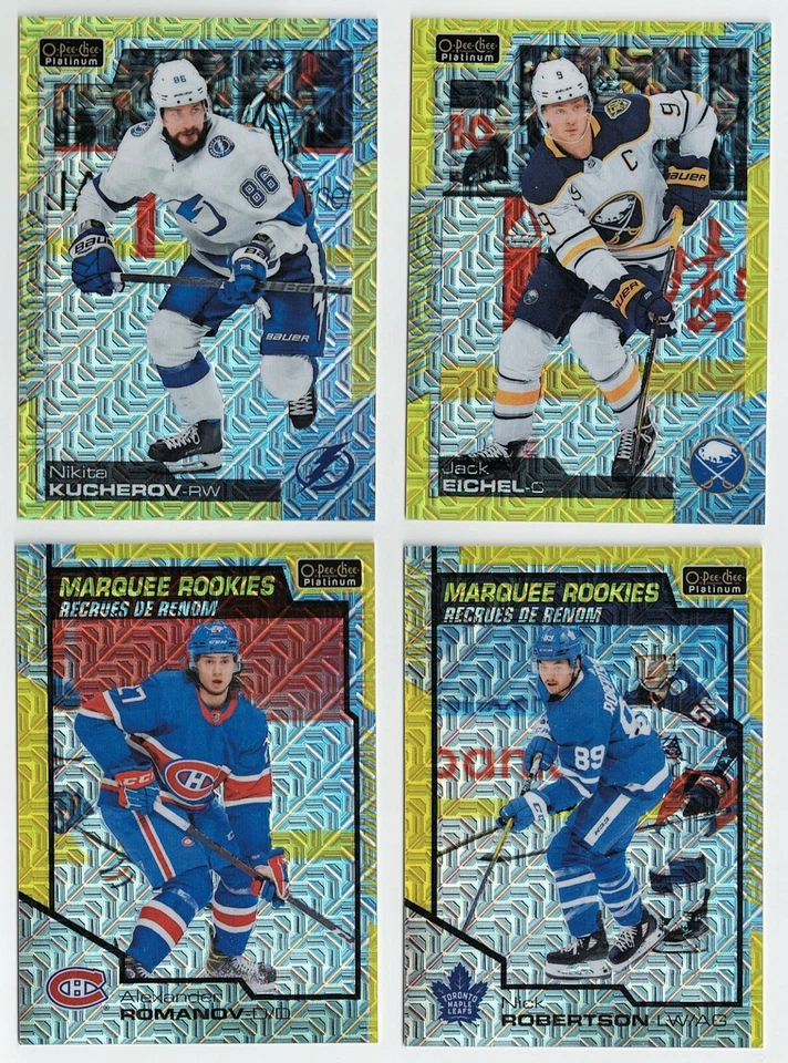 2020-21 O-Pee-Chee OPC Platinum Yellow Traxx Parallel #/249 Pick From List !! - Image 1 of 1