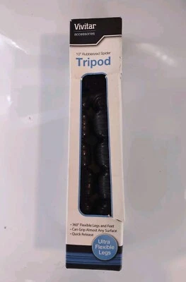 Vivitar 10" rubberized Spider Tripod (New & Sealed) - Image 1 of 3