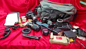 Canon T90, W/ LOTS OF ACCESSORIES / *BAG NOT INCLUDED* /READ DESCRIPTION - Picture 1 of 24
