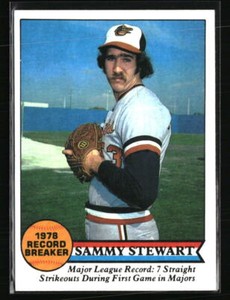 Sammy Stewart 1979 Topps #206  Baseball Card
