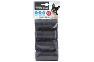 Bolsas de basura para mascotas perros caca cachorros soporte para caca gancho bolsa 20 bolsas/rollo - Imagen 1 de 1