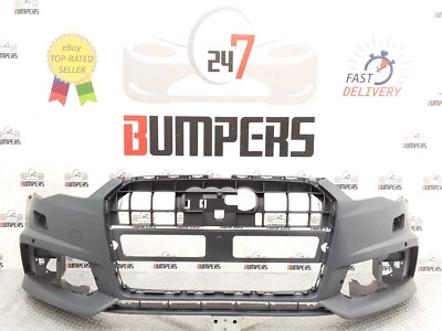 AUDI A6 C7 2015 - 2018 FACLIFT 4G0 S LINE SALOON AVANT FRONT BUMPER 4G0807437AB - Image 1 of 4